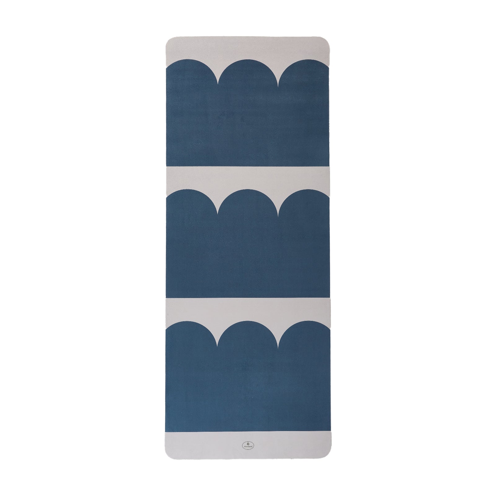 Montland CozyCloud Suede Yoga Mat, blue hill, 6mm thickness