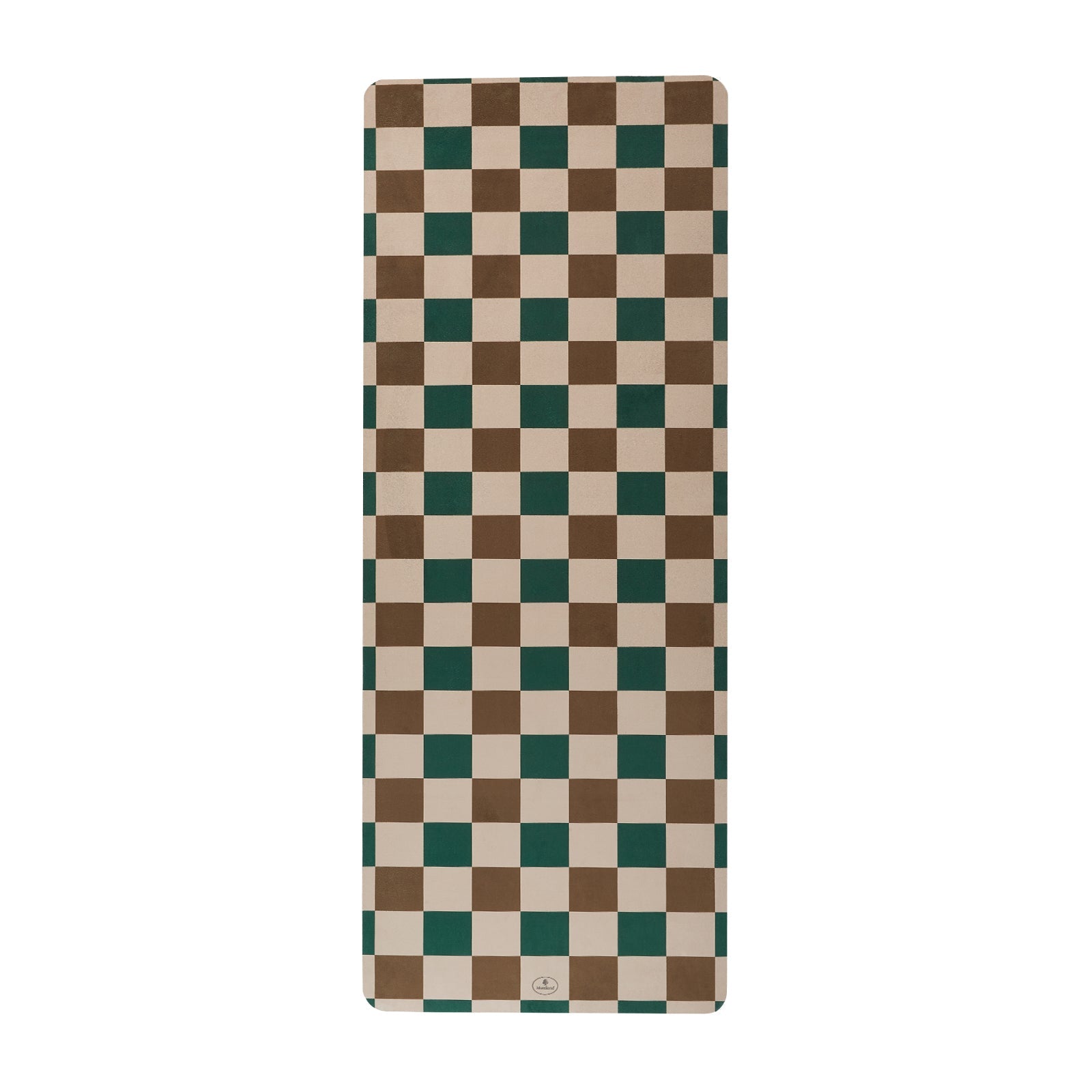 Top-down view of the Montland ecosync yoga mat, displaying the overall design and texture